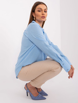 Hurt Jasnoniebieska klasyczna koszula z kołnierzem