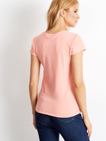 Brzoskwiniowy t-shirt Peachy