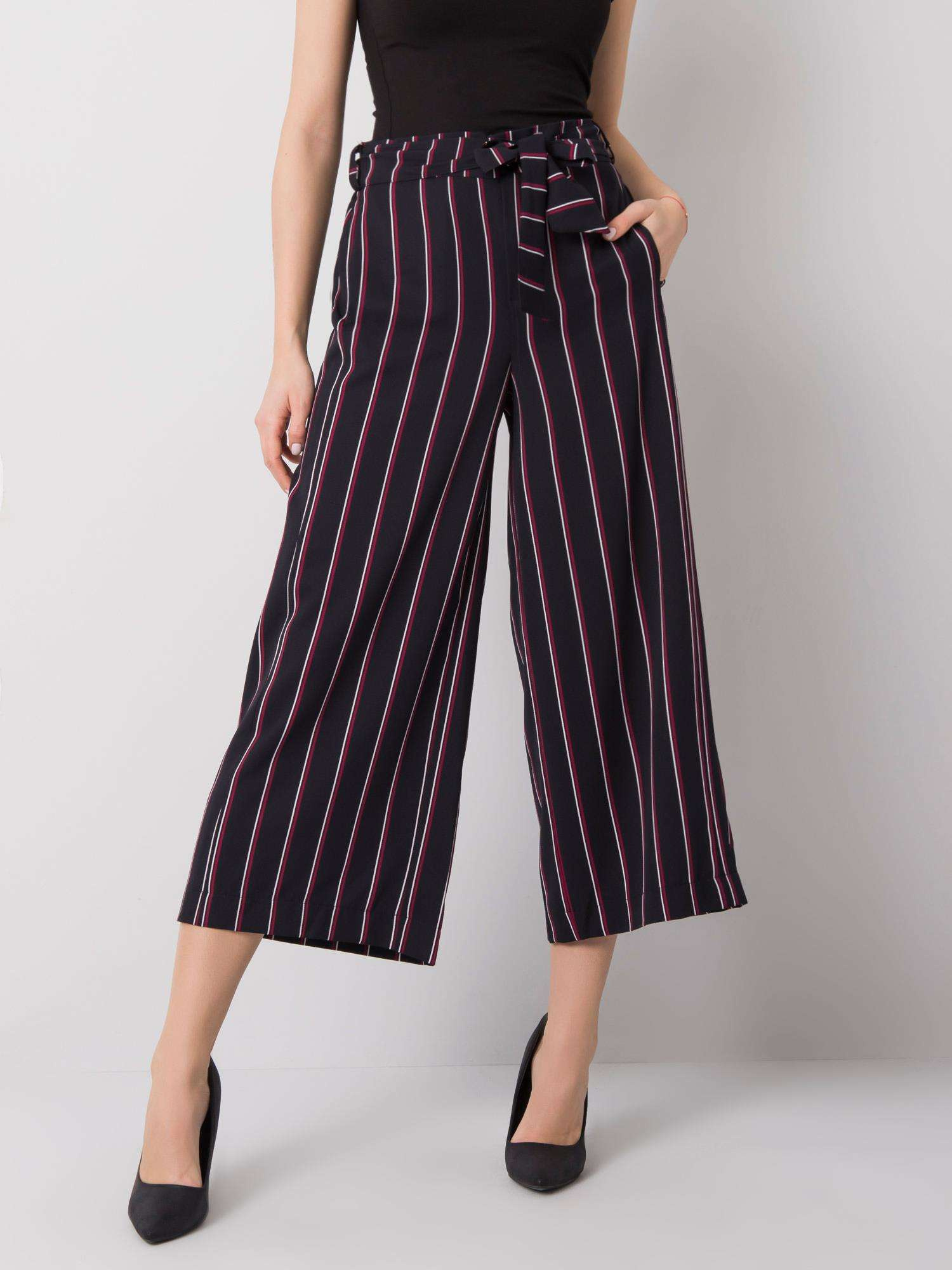 Navy blue trousers Valerie RUE PARIS