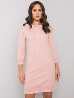 Dreckig-rosa Baumwollkleid Sinead RUE PARIS.