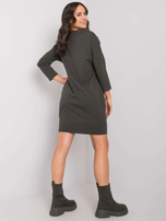 Khaki sukienka z bawełny Paulie