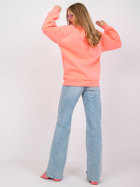 Różowa bluza dresowa z napisem Madera