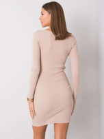Beige Kleid Frely RUE PARIS.