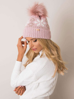 Pale pink winter hat RUE PARIS