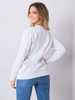 Weiße Sweatshirt mit Applikation Darla.