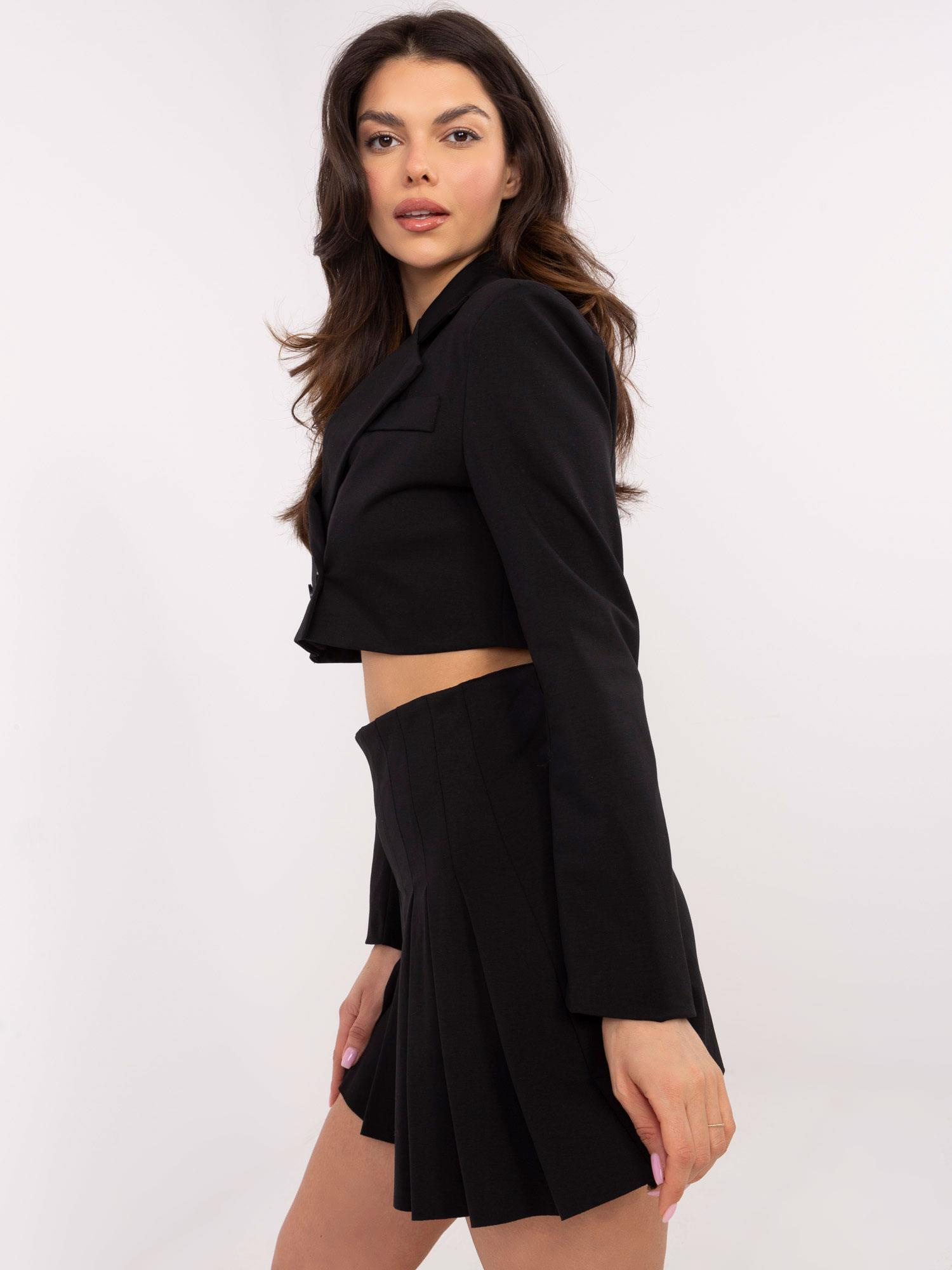 Wholesale Black Pleated Skirt from Suit