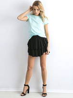 Miętowy t-shirt Peachy