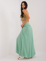 Hurt Pistacjowa maxi spódnica w stylu włoskim Clarence OCH BELLA