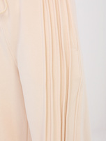 Jasnobeżowe dresowe spodnie z kieszeniami NATURAL SIDE