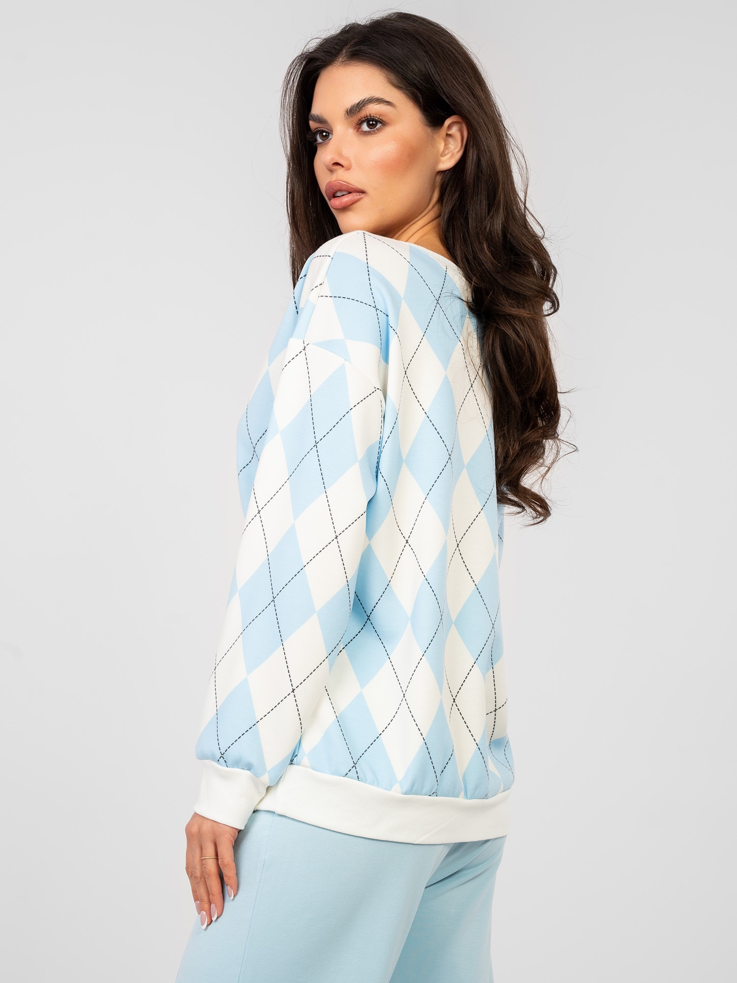 Bluza jasny niebieski