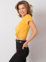 Šviesiai oranžinė marškinė Peachy.