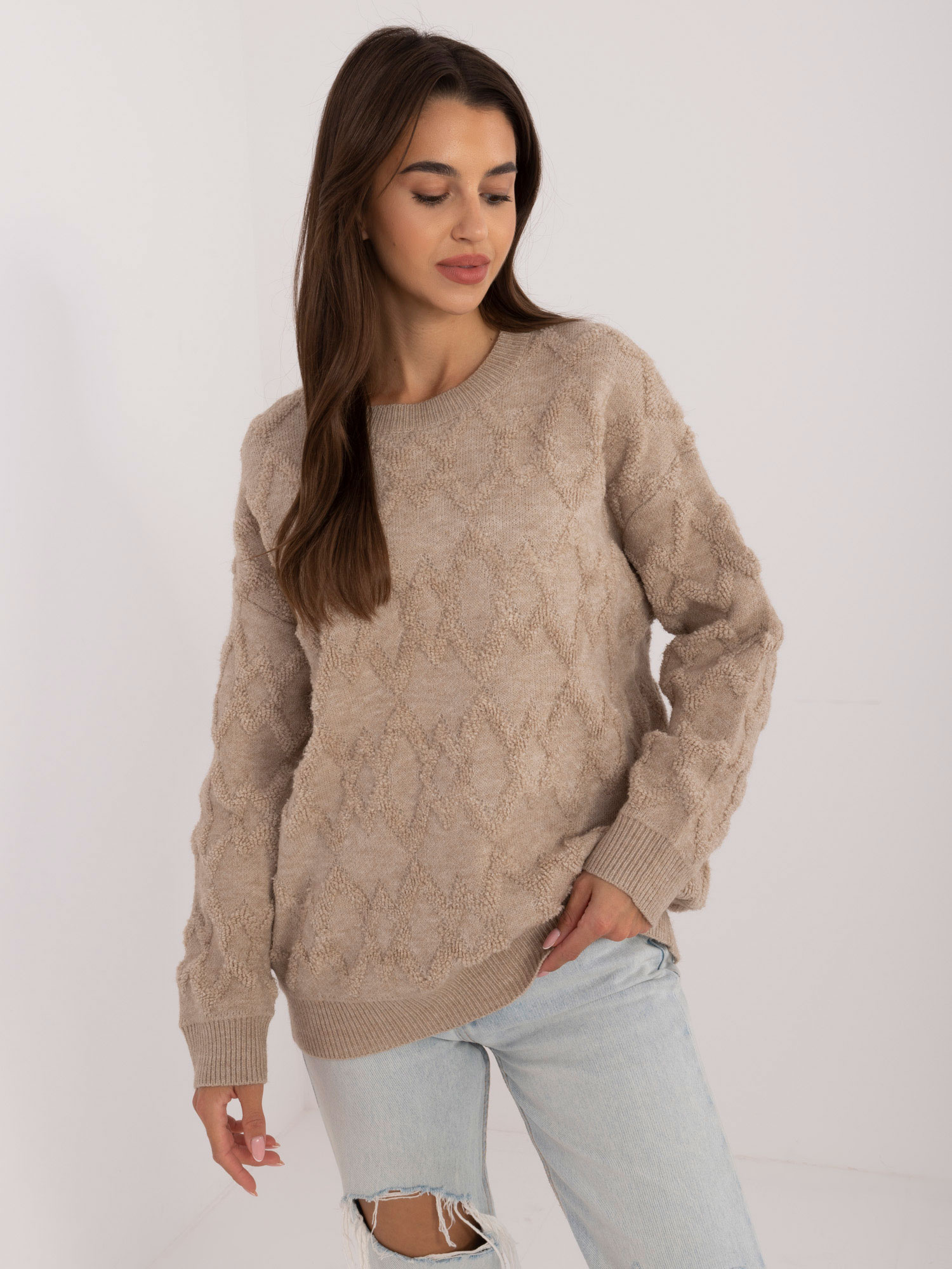 Sweter beżowy