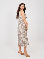 Fango letnia sukienka z roślinnym wzorem SUBLEVEL