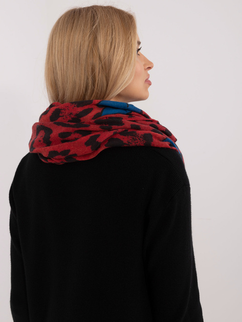 Hurtownia online Czerwony damski komin z wiskozy