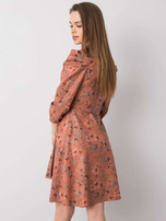 Jasnobrązowa sukienka Eloise