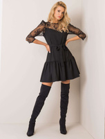 Schwarzes Kleid Amanda.