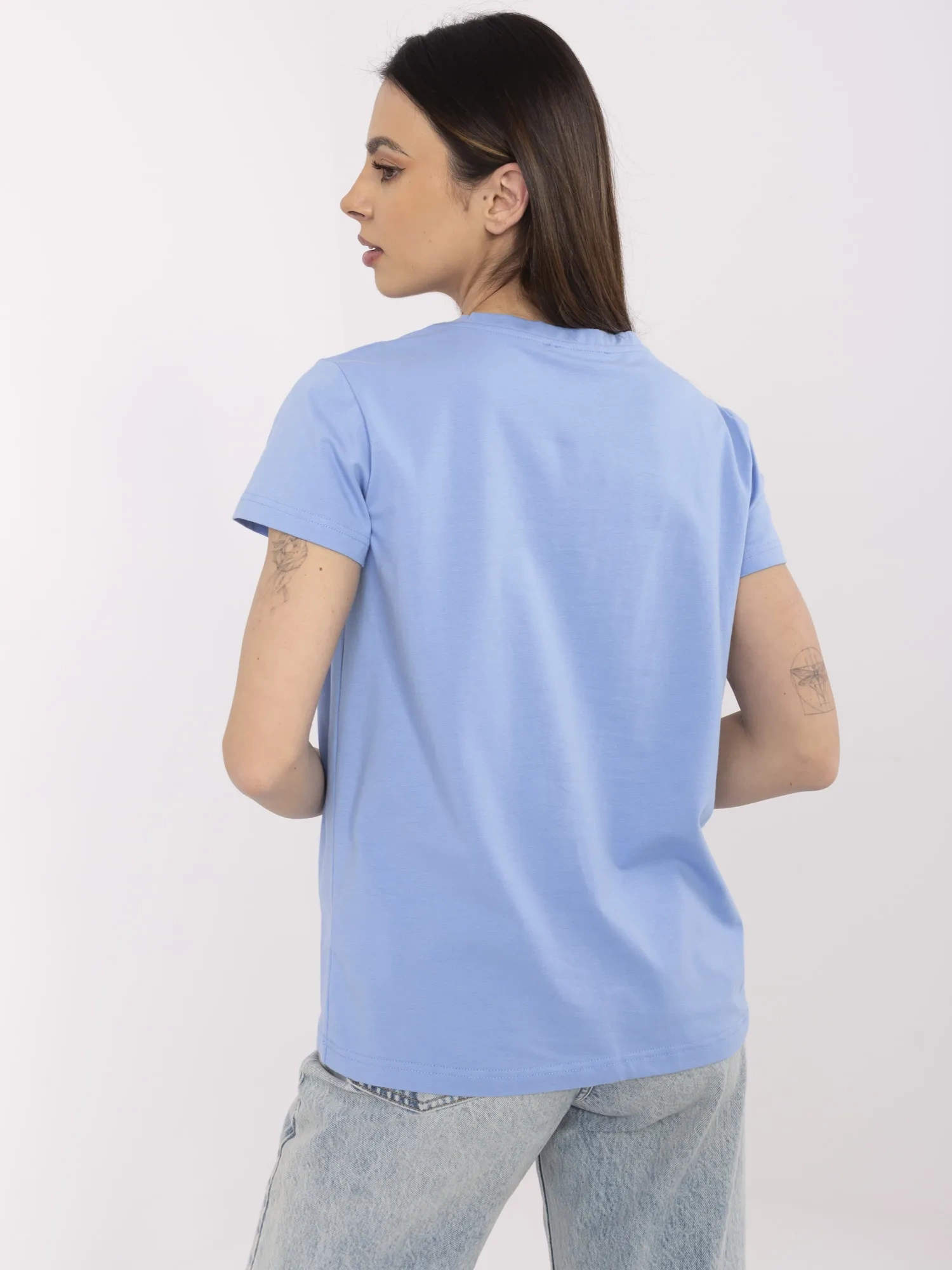 T-shirt niebieski