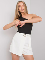 Ecru szorty damskie Fatema