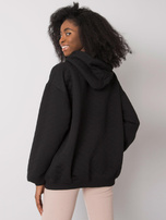 Czarna bluza z pikowaniem Hanna RUE PARIS 