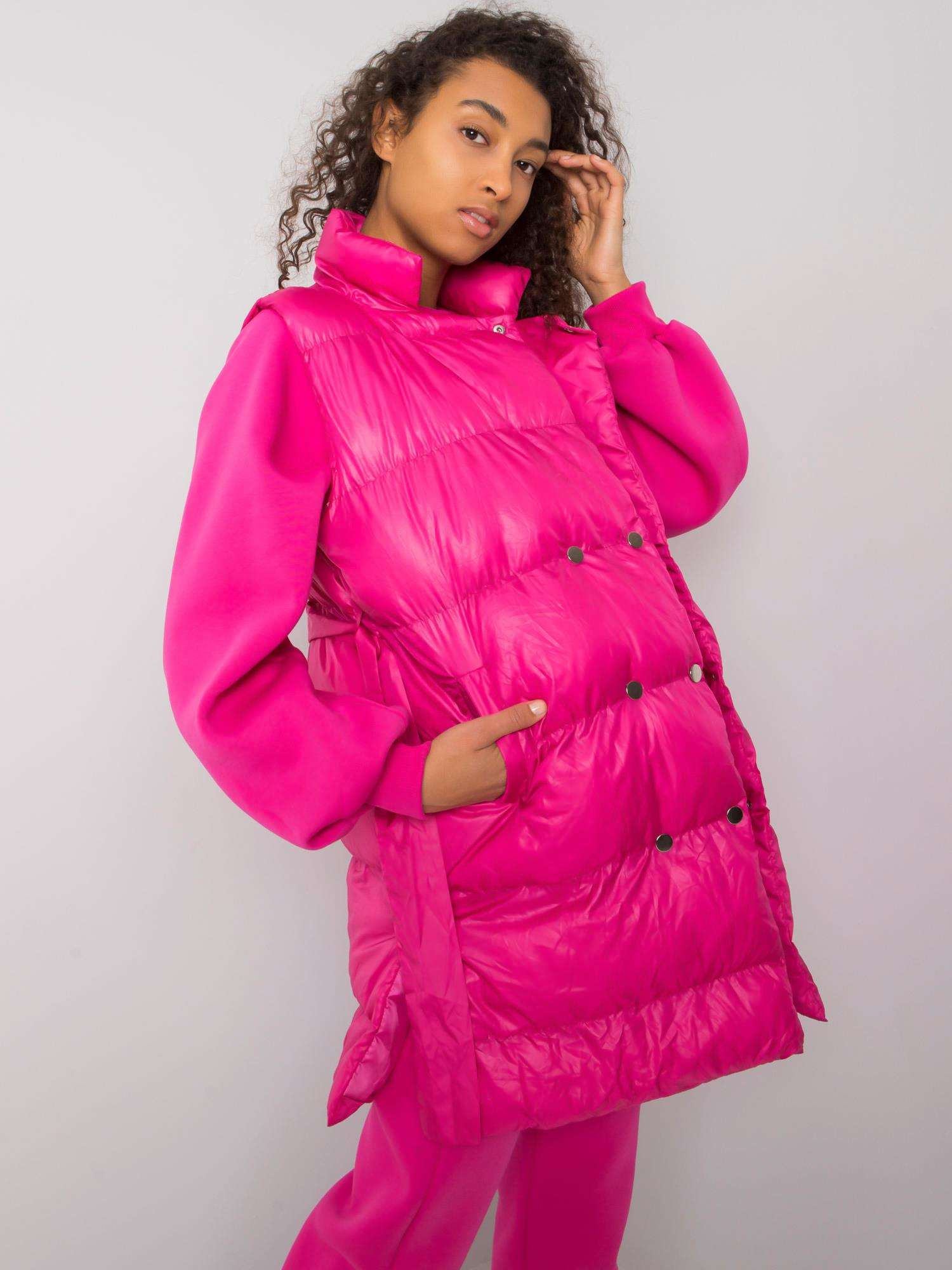 Fuchsia three-piece set with Minneola vest
