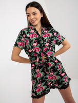 Hurt Szorty casualowe z letnim nadrukiem SUBLEVEL