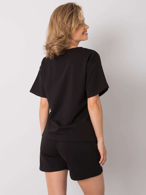 Czarny komplet z bawełny Sakari