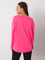 Miriana Pink Long Sleeve Blouse