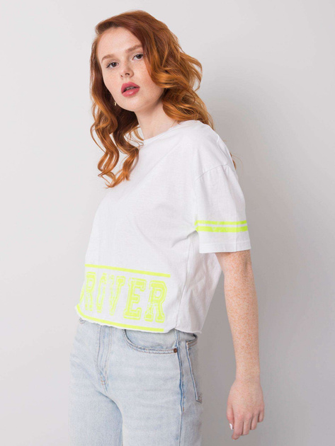 Biały t-shirt bawełniany Shelby