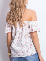 Weiße Bluse Holdall.