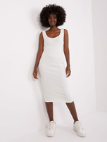 Hurt Szaro-ecru komplet basic z krótką bluzką 