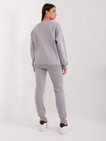 Hurtownia online Szary dresowy komplet basic