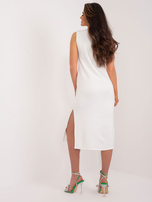 Hurt Ecru komplet dzianinowy z narzutką z paskiem