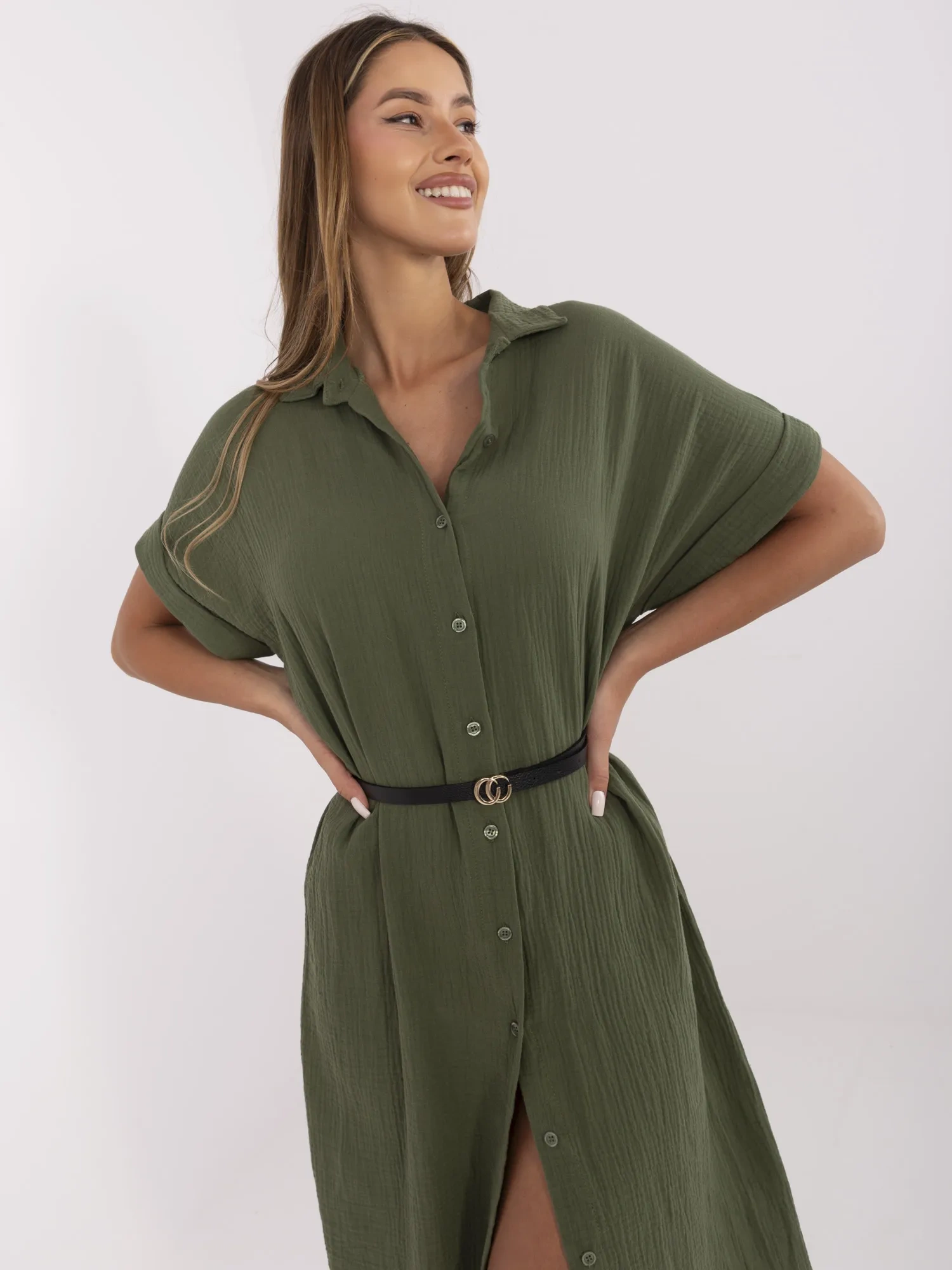 Sukienka khaki
