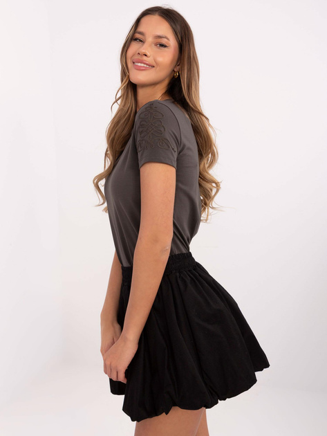 Hurtownia Khaki dopasowany t-shirt z bawełny