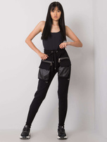 Czarne spodnie dresowe Rachel