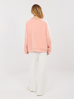 Pastelowy dresowy komplet z lampasami