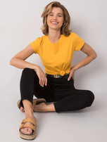 Šviesiai oranžinė marškinė Peachy.