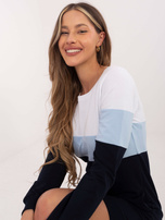 Granatowo-niebieska sukienka Feliciana RUE PARIS