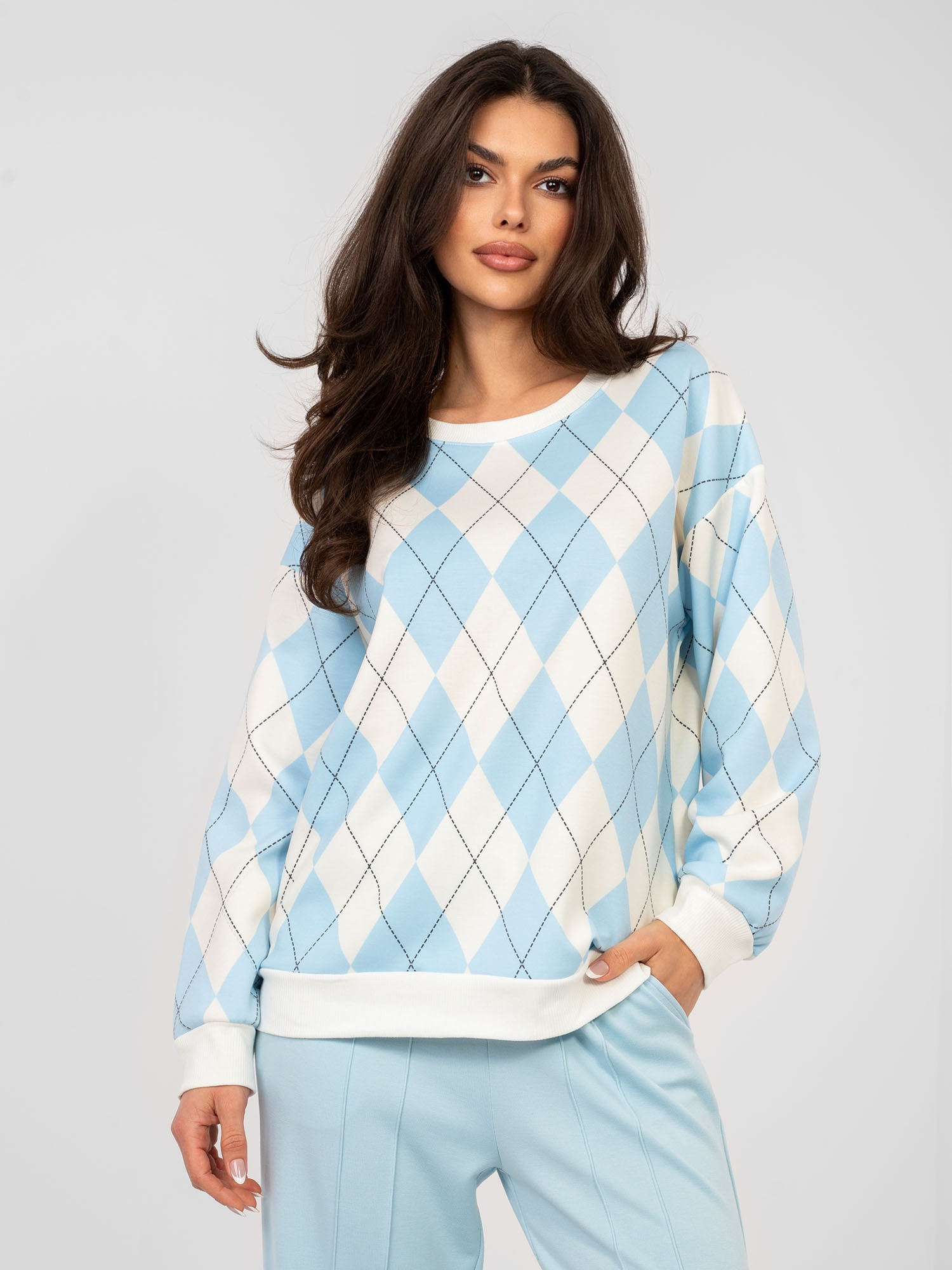 Bluza jasny niebieski