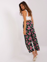 Hurt Letnie materiałowe spodnie palazzo SUBLEVEL