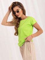 Fluo zielony t-shirt Circle