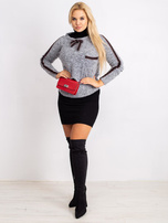 Szara bluzka plus size Diaz