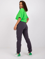 Grafitowe spodnie Faster