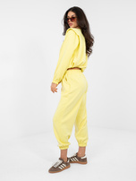 Pastelowy żółty komplet z poduszkami na ramionach RUE PARIS