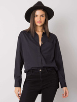 Czarna koszula z bawełny Terra