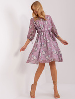 Hurt Lila Blümchenkleid Damen.