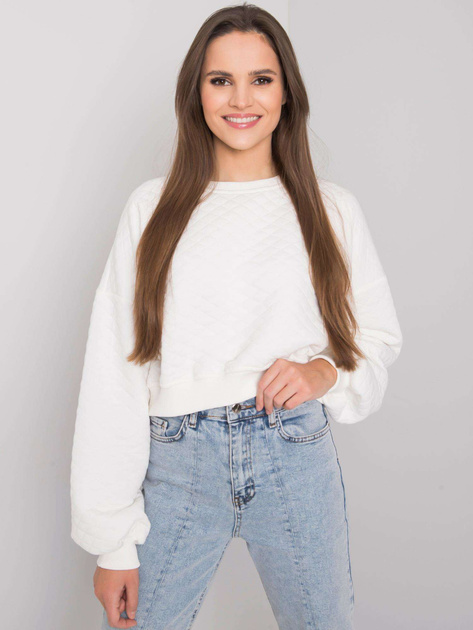 Ecru bluza z pikowaniem Crystal