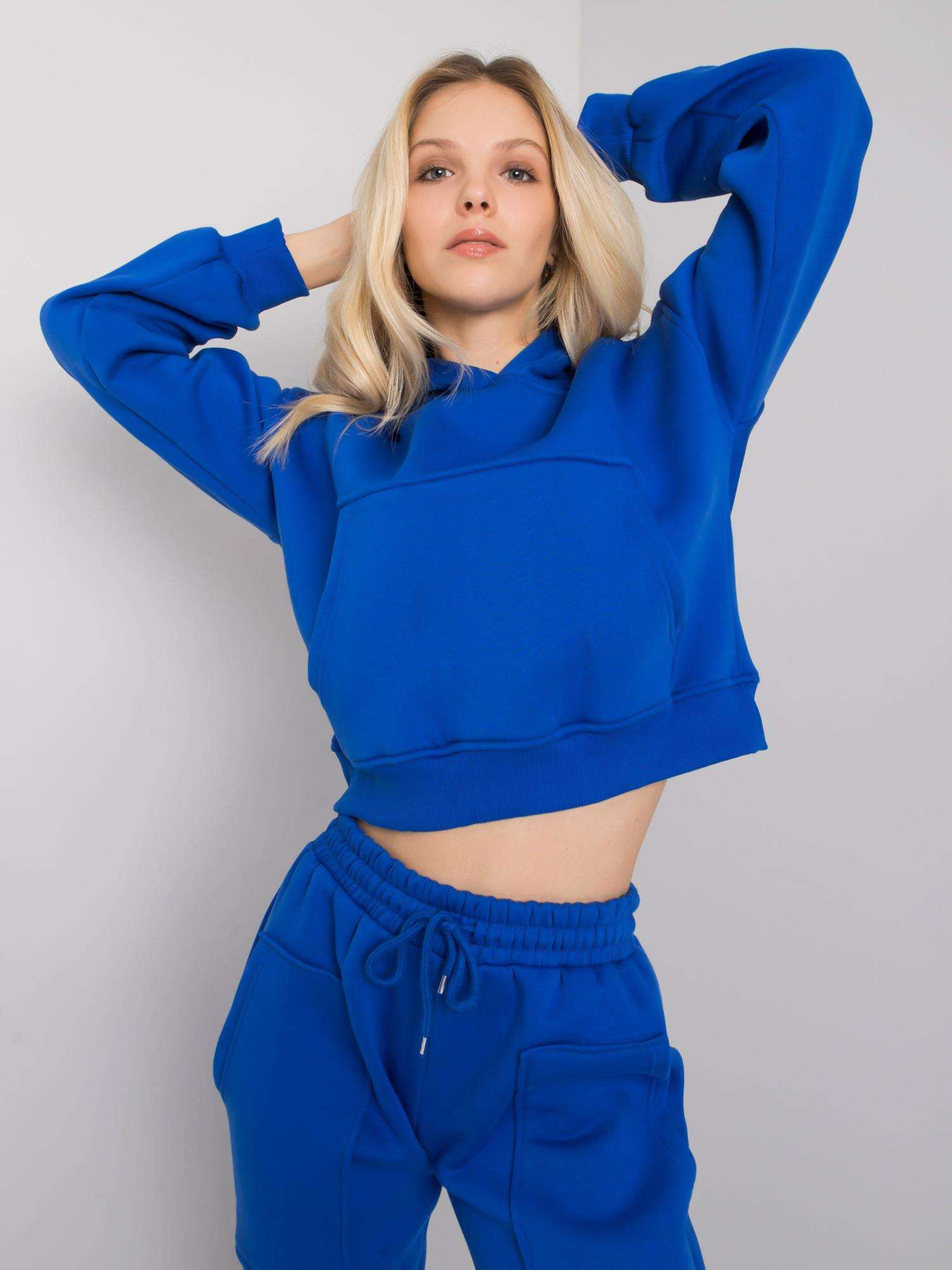 Tmavomodrý bavlněný komplet teplákový Solange.