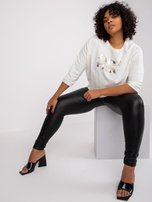 Ecru bluzka plus size bawełniana Cordelia 