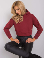 Bordeauxfarbener Hoodie Henson, DU KENNST MICH NICHT.